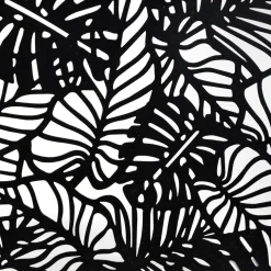 Gifi Plateau avec motif tropical ajouré et fond en verre