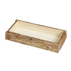 Gifi Plateau bois effet écorce L.29xH.5xl.15cm