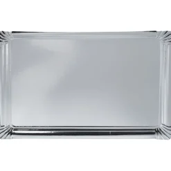 Gifi Plateau carton argenté x3