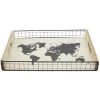 Gifi Plateau en bois carte