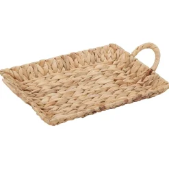 Gifi Plateau en jacinthe tressé naturel