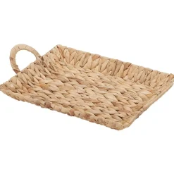 Gifi Plateau en jacinthe tressé naturel
