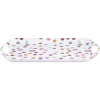 Gifi Plateau en plastique décor pois multicolore