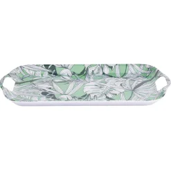 Gifi Plateau en plastique décor feuillage
