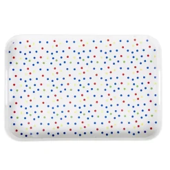 Gifi Plateau mélamine motif pois multicolores Clearance