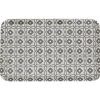 Gifi Plateau rectangulaire mélamine design carreaux de ciment gris
