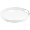 Gifi Plateau rond mélamine uni blanc