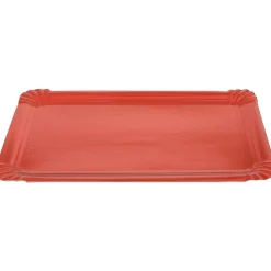 Gifi Plateau rouge brillant carton x5