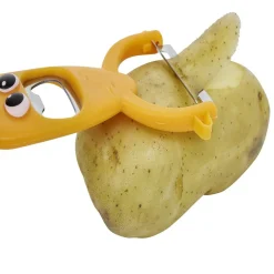 Gifi Éplucheur décapsuleur forme carotte orange L13,5cm Discount