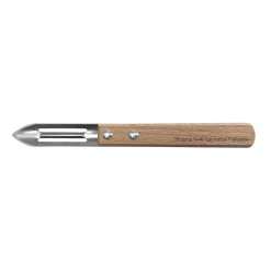 Gifi Éplucheur inox manche hêtre New