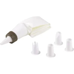 Gifi Poche à douille 5 embouts blanc et gris Sale