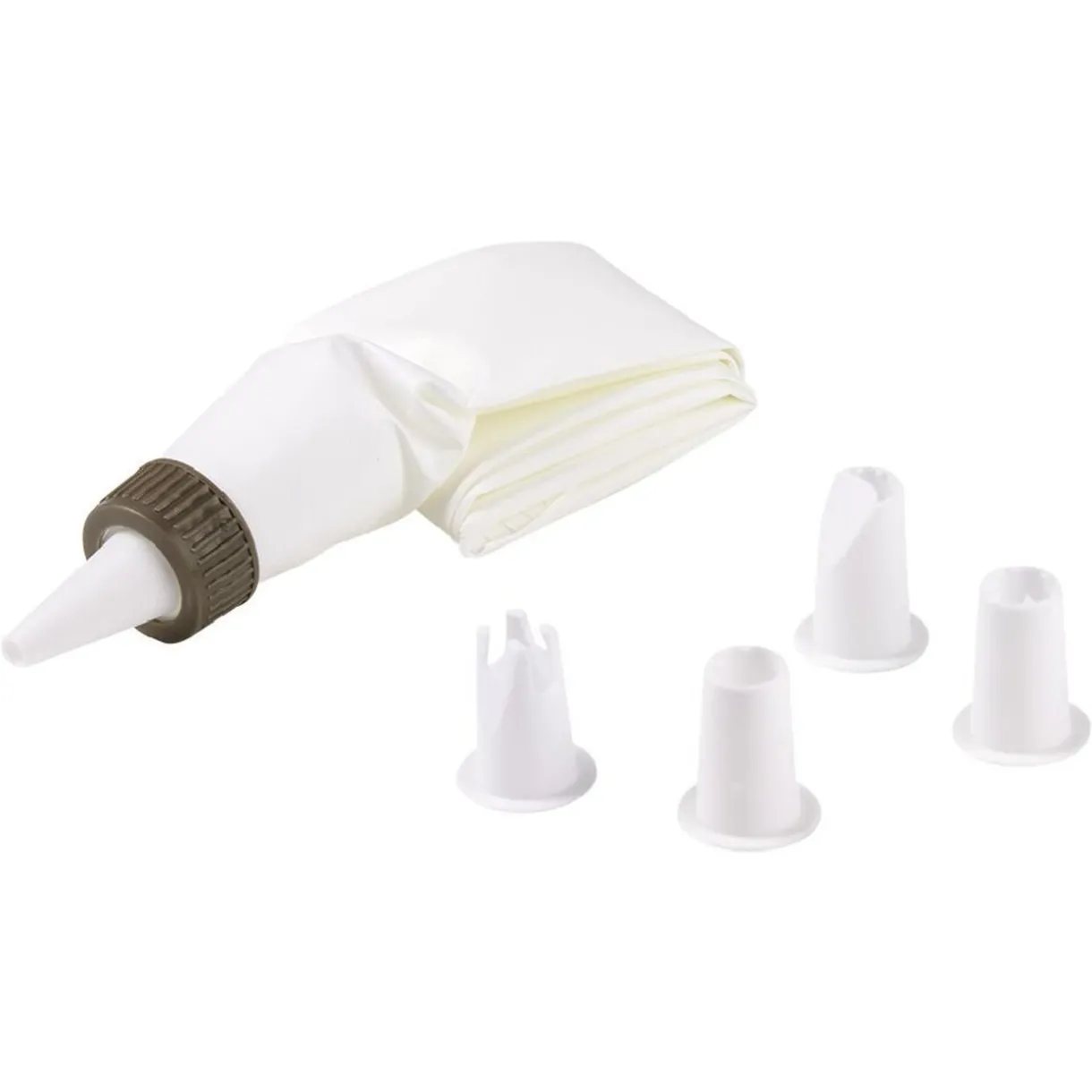 Gifi Poche à douille 5 embouts blanc et gris Sale
