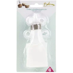 Gifi Poche à douille 5 embouts blanc et gris Sale