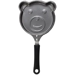 Gifi Poêle à pancake forme ourson gris et noir L15cm Hot