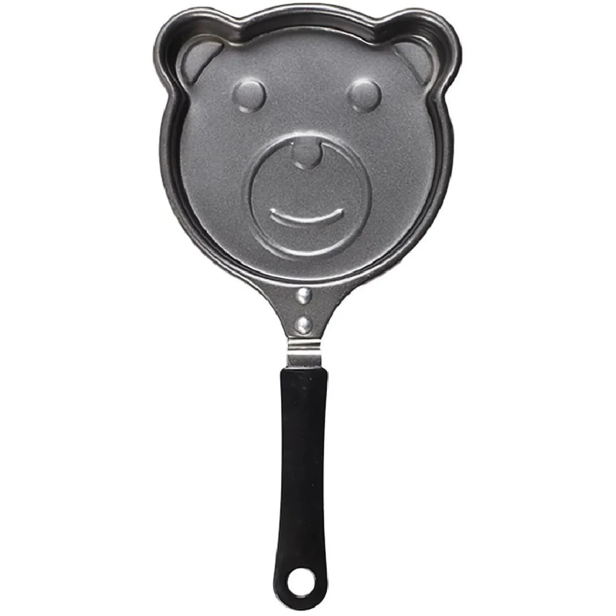 Gifi Poêle à pancake forme ourson gris et noir L15cm Hot