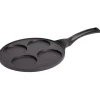 Gifi Poêle 4 pancakes anti adhérente aluminium noir New