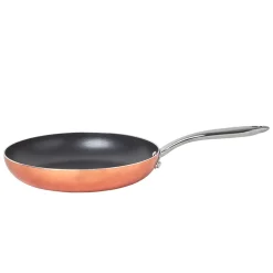 Gifi Poêle aluminium extérieur cuivre ø28 cm