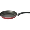 Gifi Poêle aluminium noir et rouge Ø24cm New