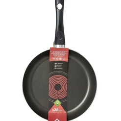 Gifi Poêle aluminium noir et rouge Ø28cm Sale