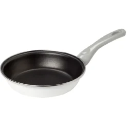 Gifi Poêle anti adhérente acier émaillé noir et blanc Ø20cm New