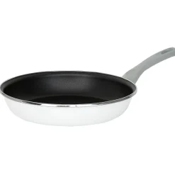 Gifi Poêle anti adhérente acier émaillé noir et blanc Ø28cm Clearance
