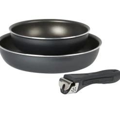 Gifi Poêle anti adhérente grise x2 Hot