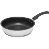 Gifi Poêle anti adhésive inox poignée bakélite noire Clearance