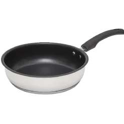 Gifi Poêle anti adhésive inox poignée bakélite noire Clearance