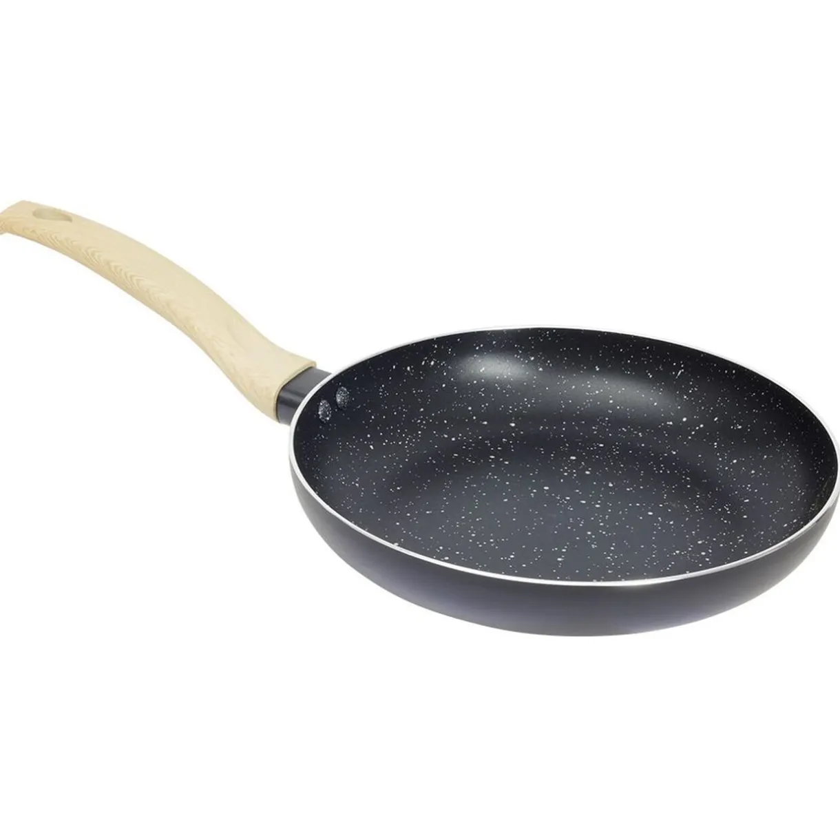 Gifi Poêle antiadhérente poignée soft touch beige et noir Ø24cm Sale