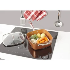 Gifi Poêle anti-adhésive Copper Chef Best