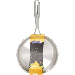 Gifi Poêle inox gris Ø20cm Discount