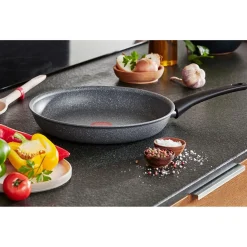 Gifi Poêle Mineralia Force aluminium moucheté gris noir ø 28 cm Best
