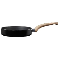 Gifi Poêle noire manche effet bois Ø 20 Hot