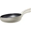 Gifi Poêle ronde en aluminium taupe x2