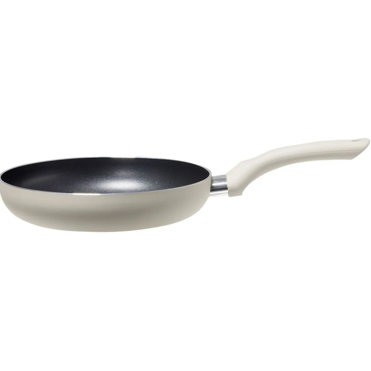 Gifi Poêle ronde en aluminium taupe x2