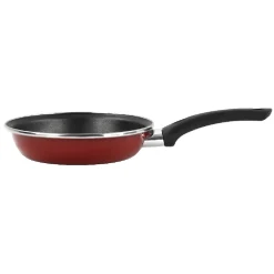 Gifi Poêle ronde inscription Healthy Cooking rouge et noir Hot