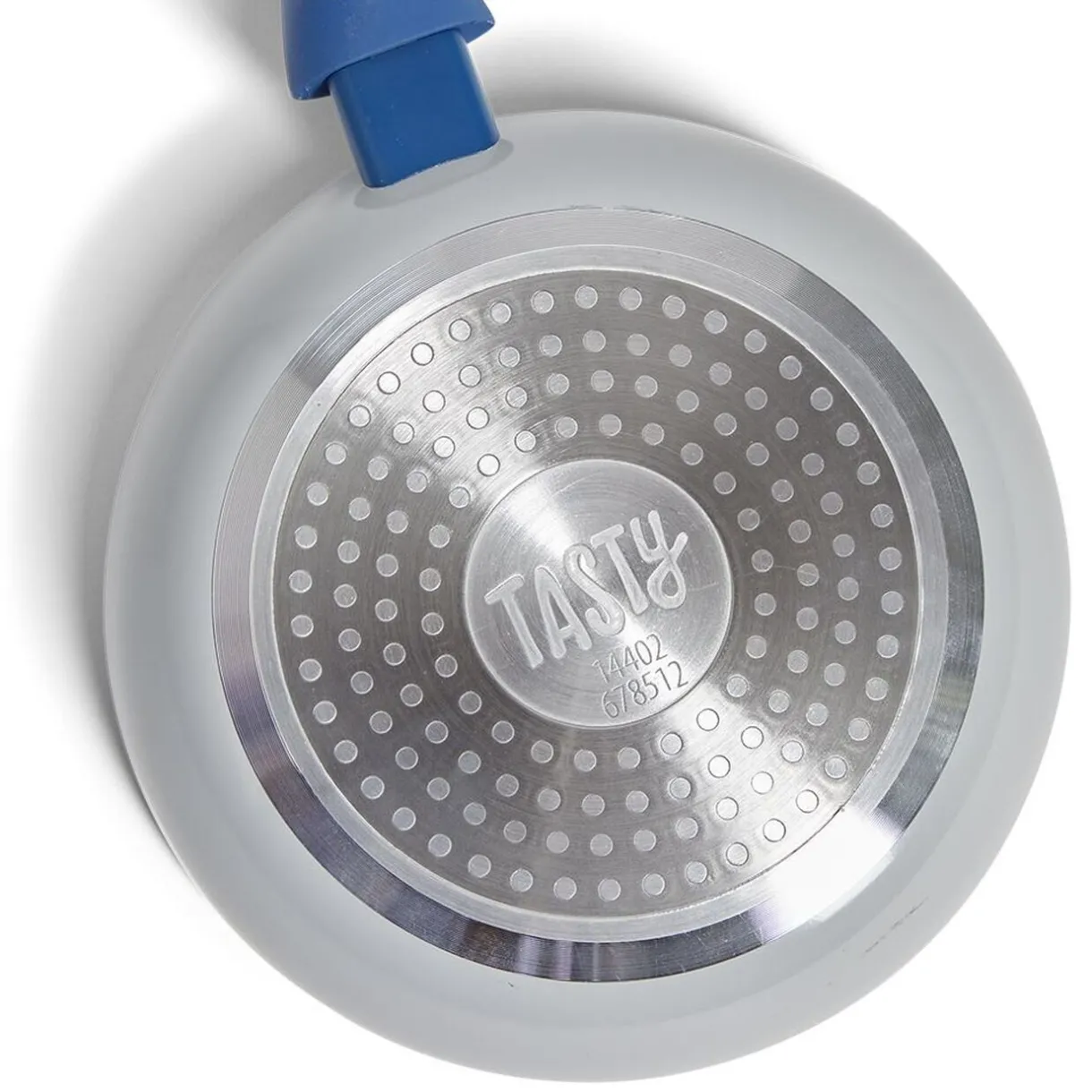 Gifi Poêle tous feux Ø24cm aluminium gris et bleu Discount