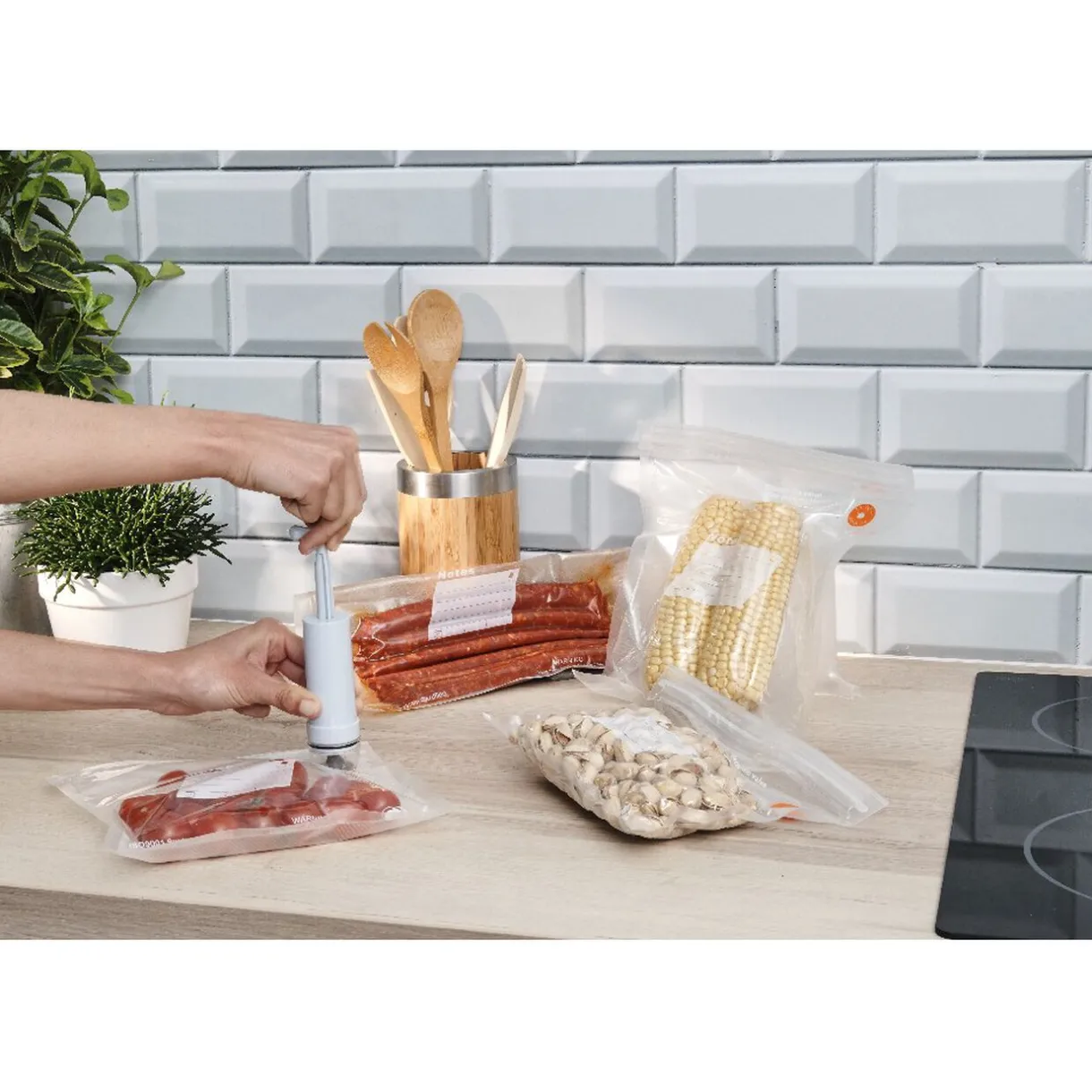 Gifi Pompe vide-air et 10 sachets sous-vide Sale