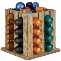 Gifi Porte capsules en bois mdf naturel Online