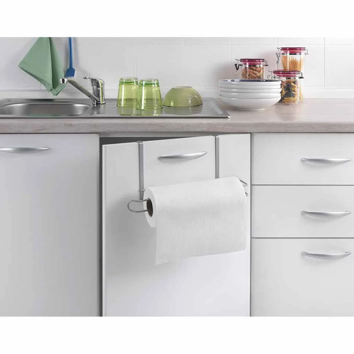 Gifi Porte essuie tout Metaltex à fixer sur étagère New