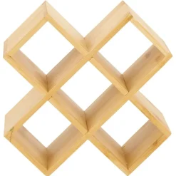Gifi Porte épice 5 cases bambou 17x17xH9cm Best