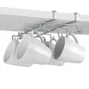 Gifi Porte tasse x10 Metaltex à fixer sur étagère Best