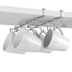 Gifi Porte tasse x10 Metaltex à fixer sur étagère Best