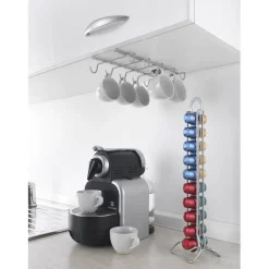 Gifi Porte tasse x10 Metaltex à fixer sur étagère Best