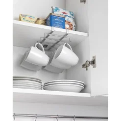 Gifi Porte tasse x10 Metaltex à fixer sur étagère Best