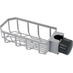 Gifi Porte-éponge pour robinet plastique gris - L.20xl.9xH.5cm New