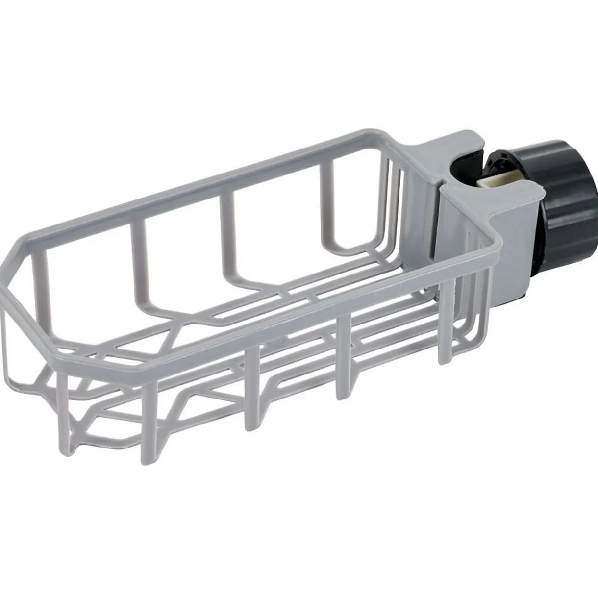 Gifi Porte-éponge pour robinet plastique gris - L.20xl.9xH.5cm New