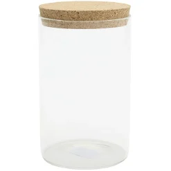 Gifi Pot de conservation en verre avec couvercle liège 1 L Online