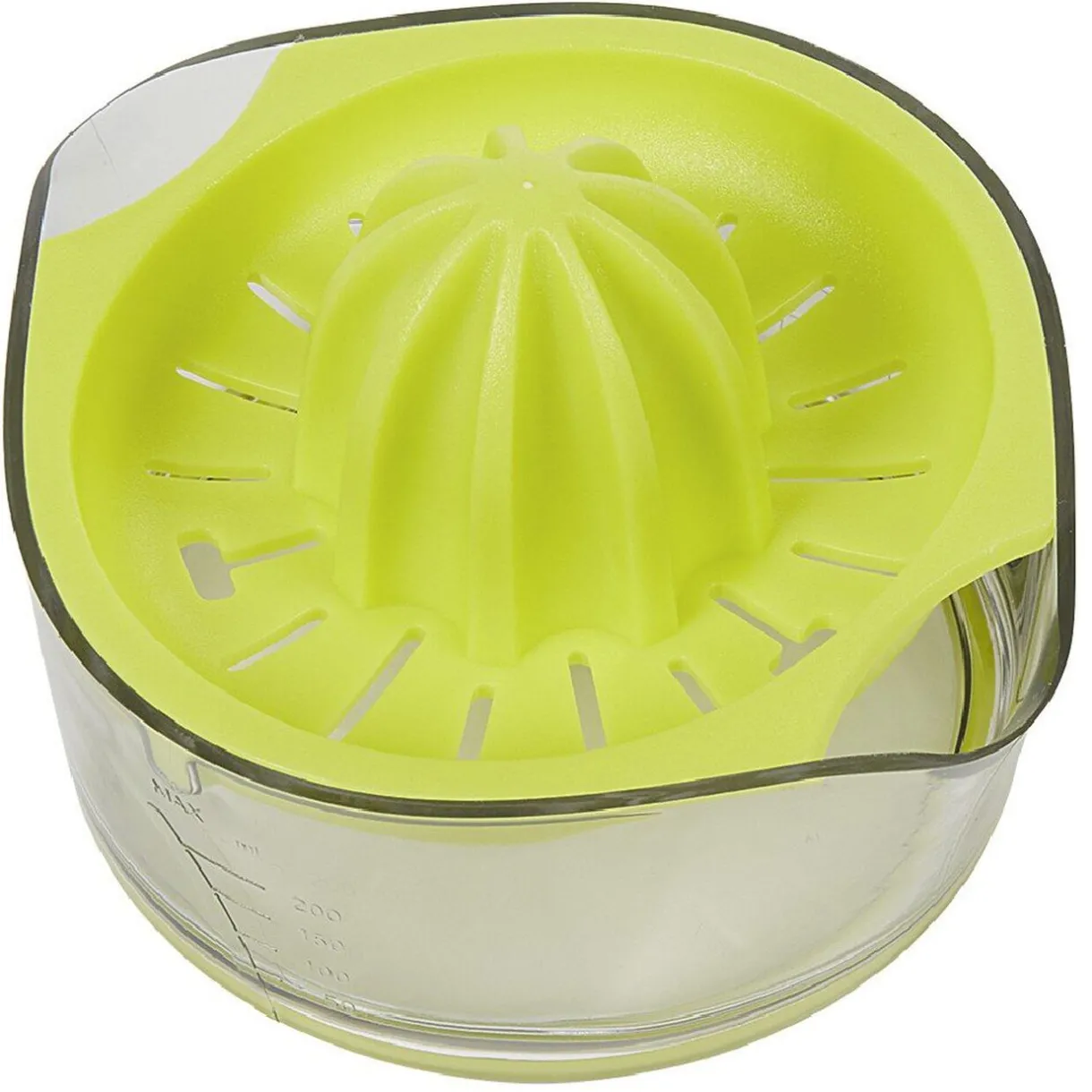 Gifi Presse agrumes avec réservoir transparent vert New