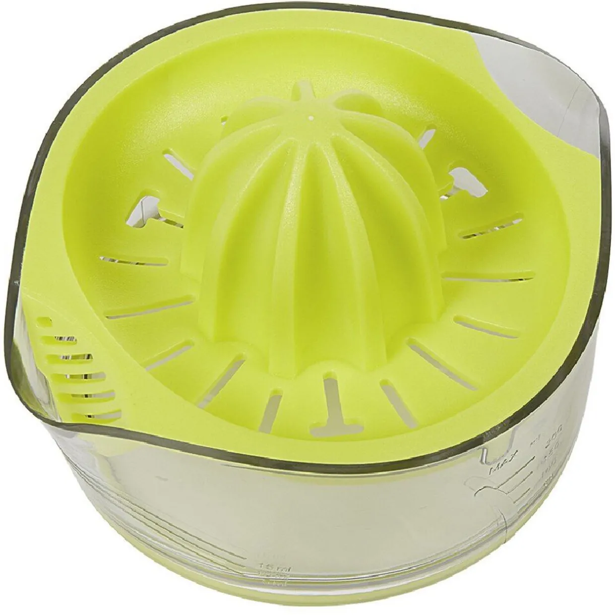 Gifi Presse agrumes avec réservoir transparent vert New